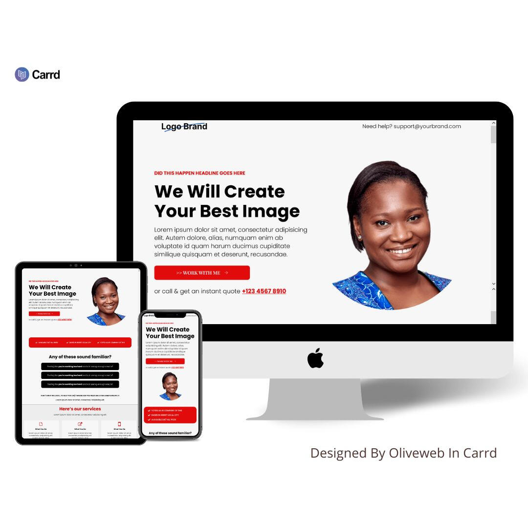 Simple Landing Page Simple Landing Page