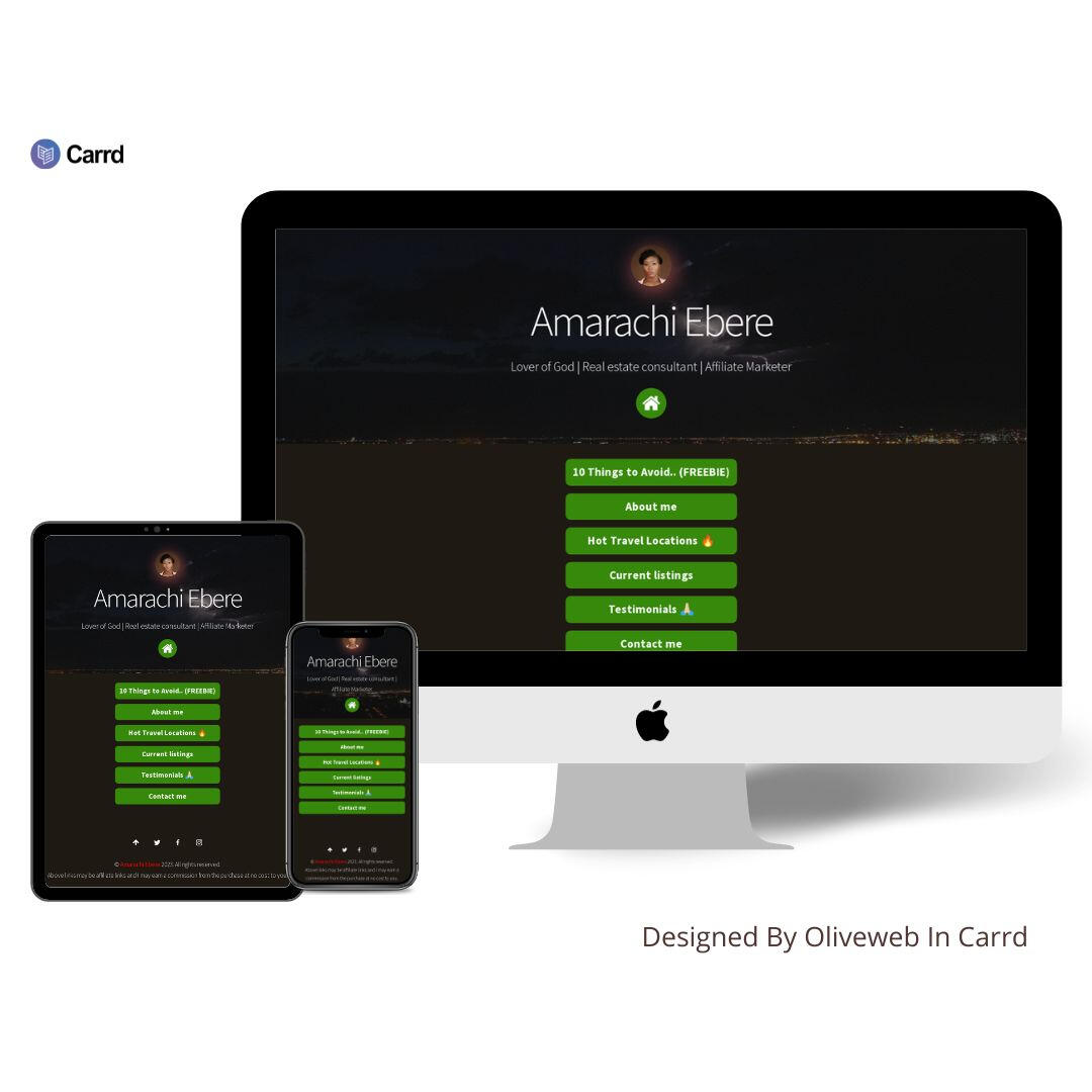 Real Estate Mini Website