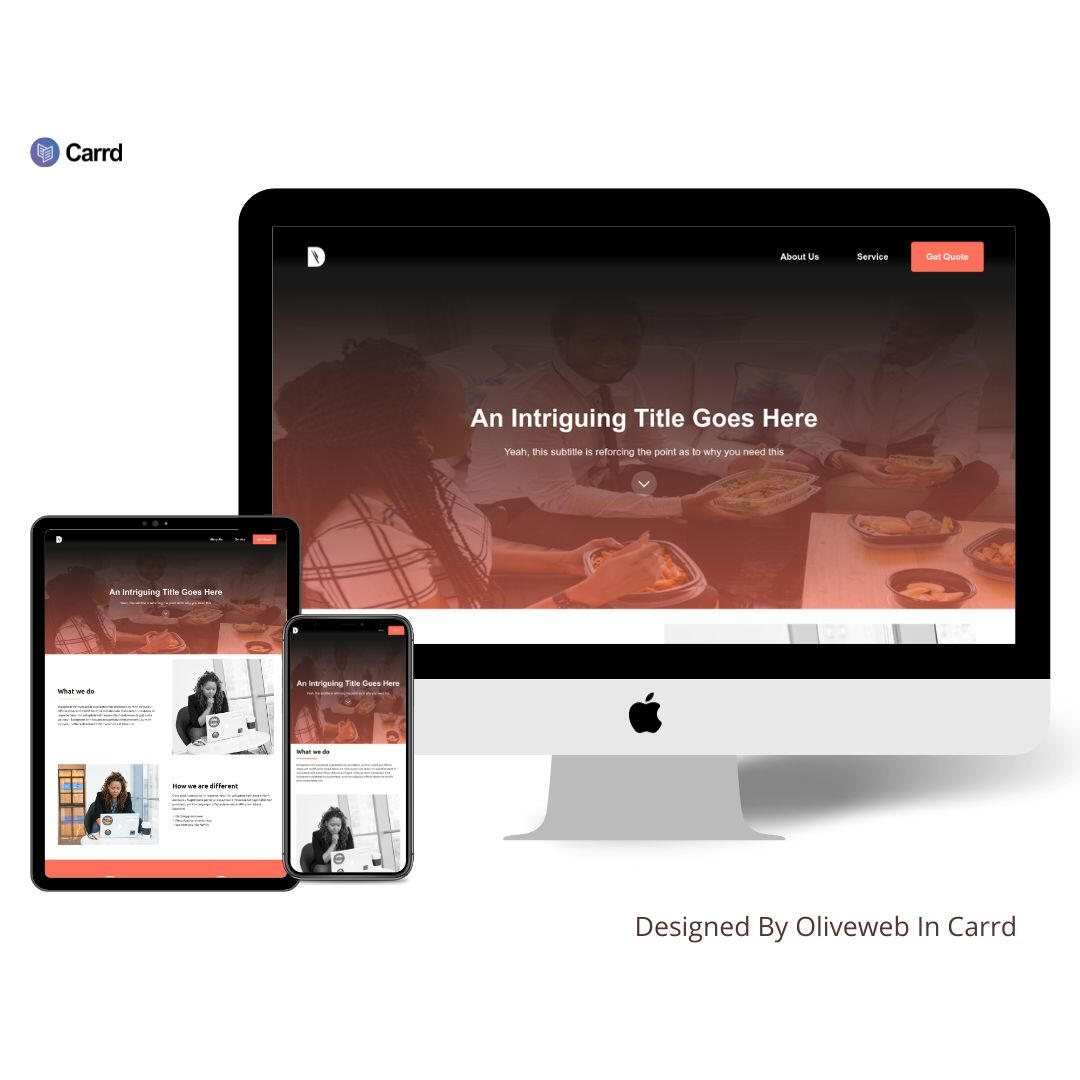 Simple Website Template